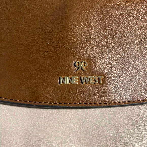 Nine West Black, Brown, and Cream Crossbody Bag - Picture 13 of 13